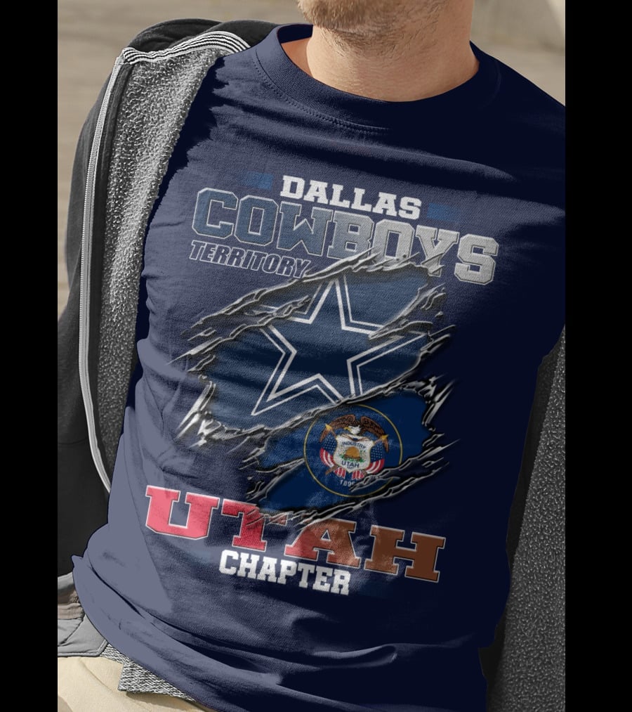 Dallas Cowboys Territory Utah Chapter T-Shirt