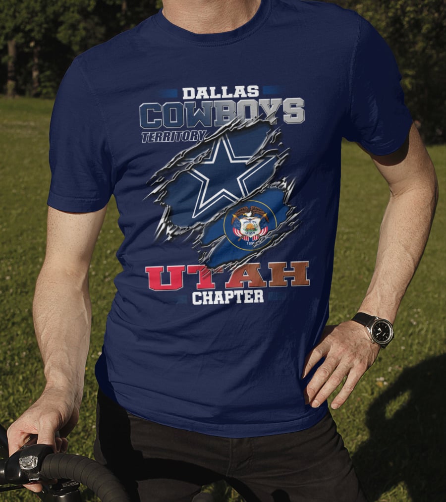 Dallas Cowboys Territory Utah Chapter T-Shirt