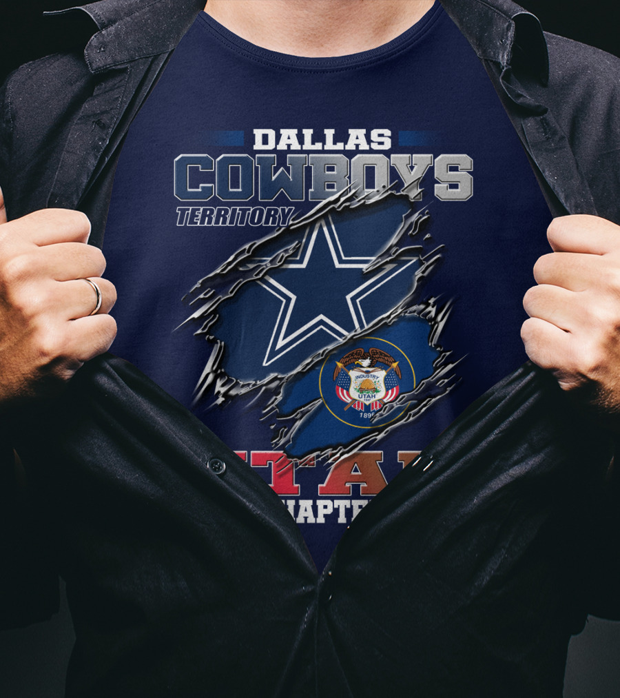Dallas Cowboys Territory Utah Chapter T-Shirt