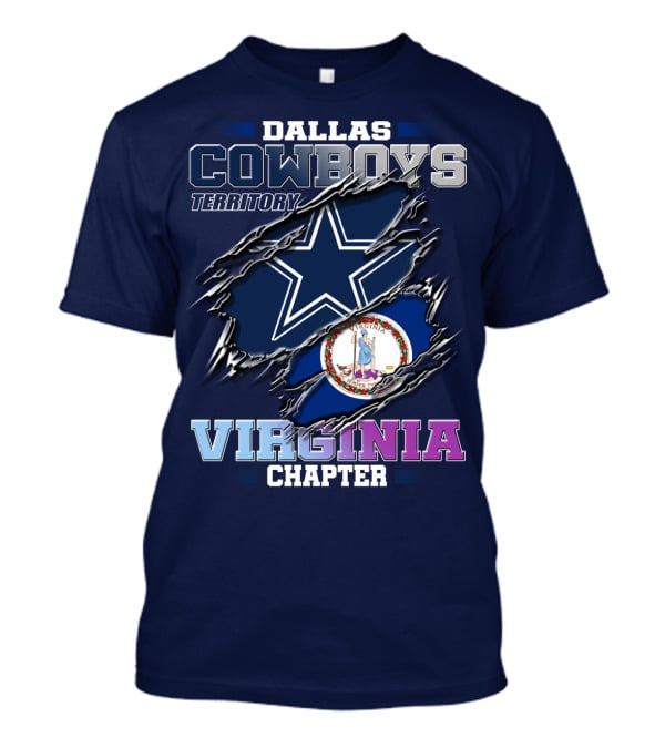 Dallas Cowboys Territory Virginia Chapter T-Shirt