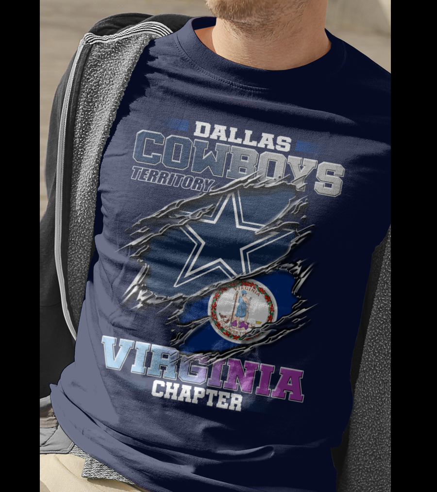 Dallas Cowboys Territory Virginia Chapter T-Shirt