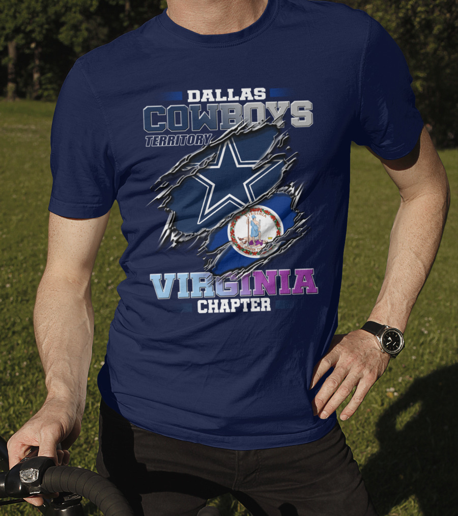 Dallas Cowboys Territory Virginia Chapter T-Shirt