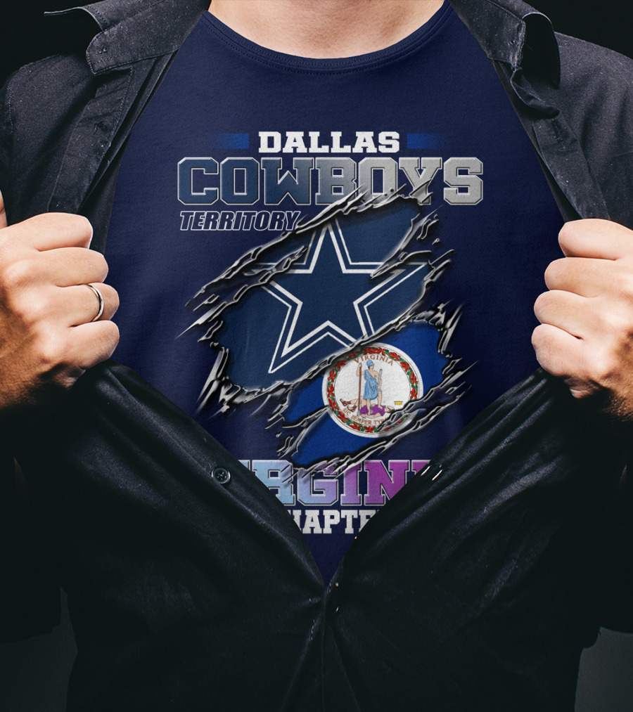 Dallas Cowboys Territory Virginia Chapter T-Shirt