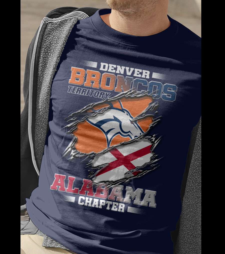 Denver Broncos Territory Alabama Chapter T-Shirt