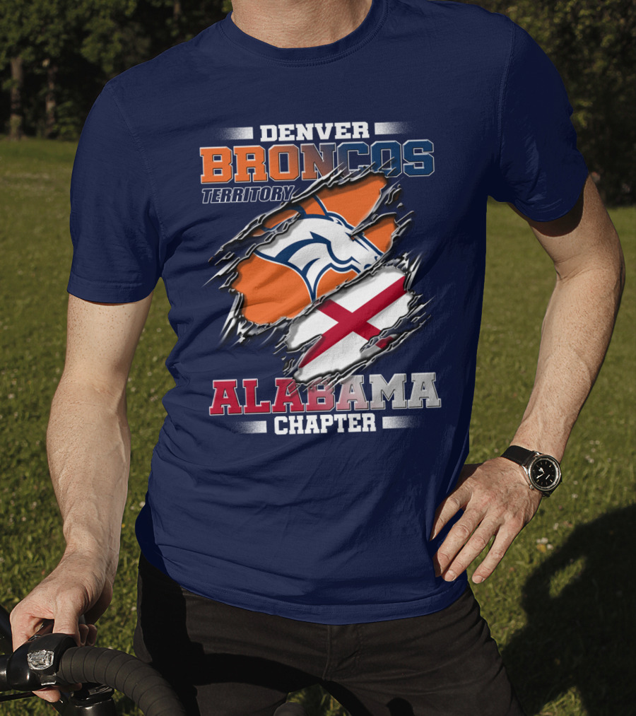 Denver Broncos Territory Alabama Chapter T-Shirt