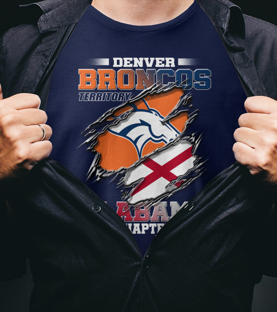 Denver Broncos Territory Alabama Chapter T-Shirt