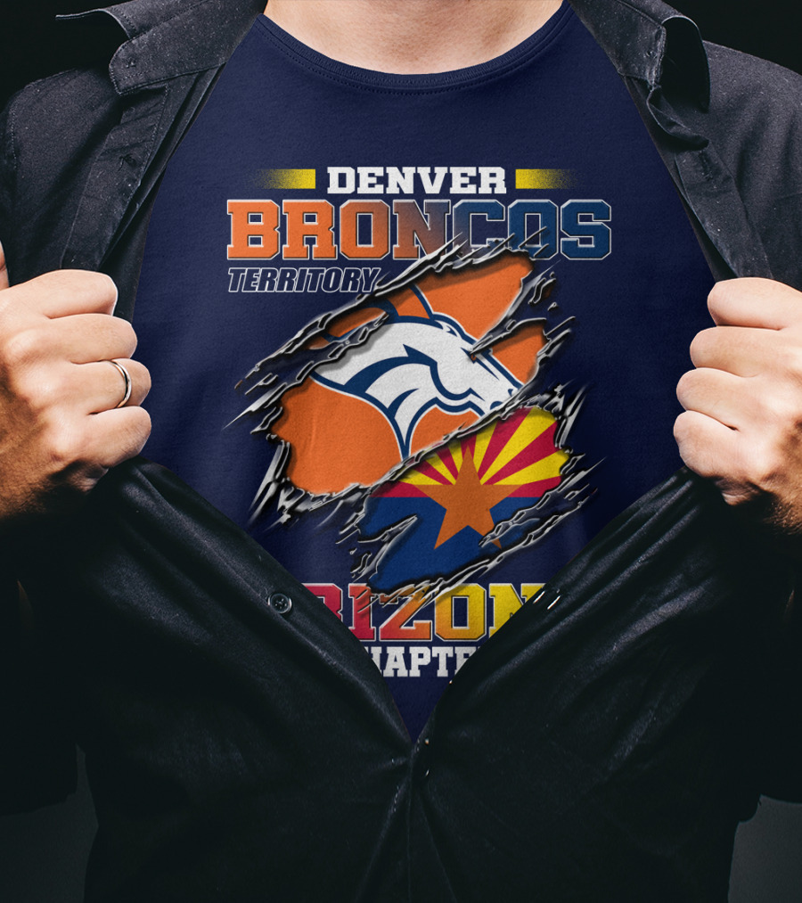 Denver Broncos Territory Arizona Chapter T-Shirt