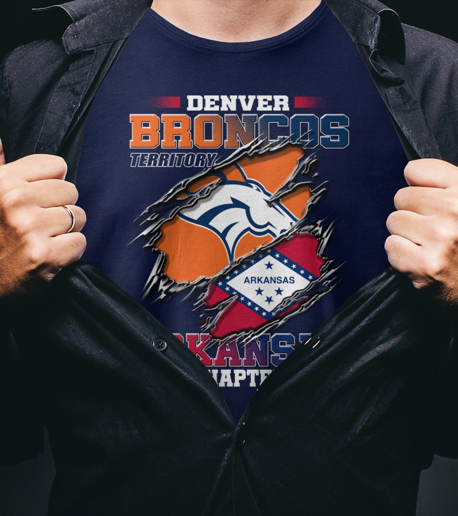 Denver Broncos Territory Arkansas Chapter T-Shirt