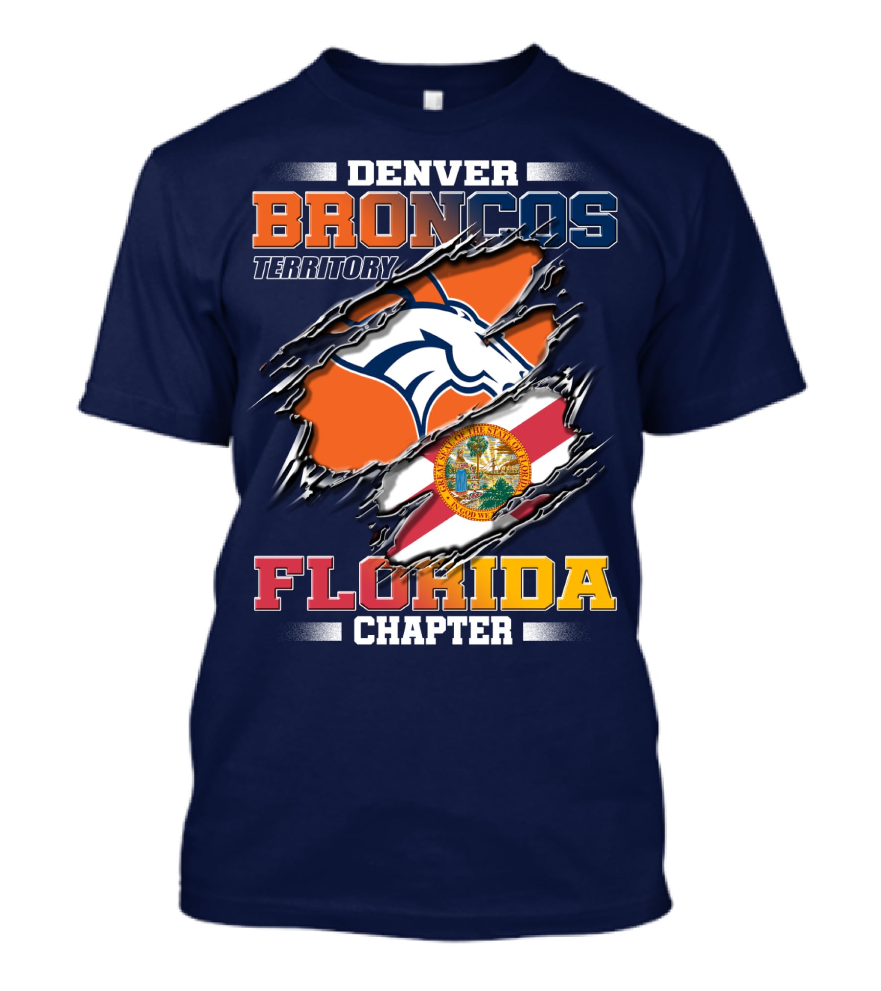 Denver Broncos Territory Florida Chapter T-Shirt