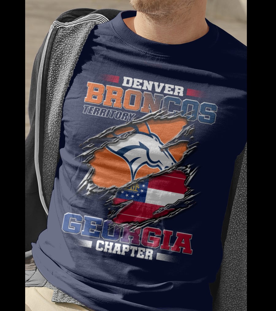 Denver Broncos Territory Georgia Chapter T-Shirt