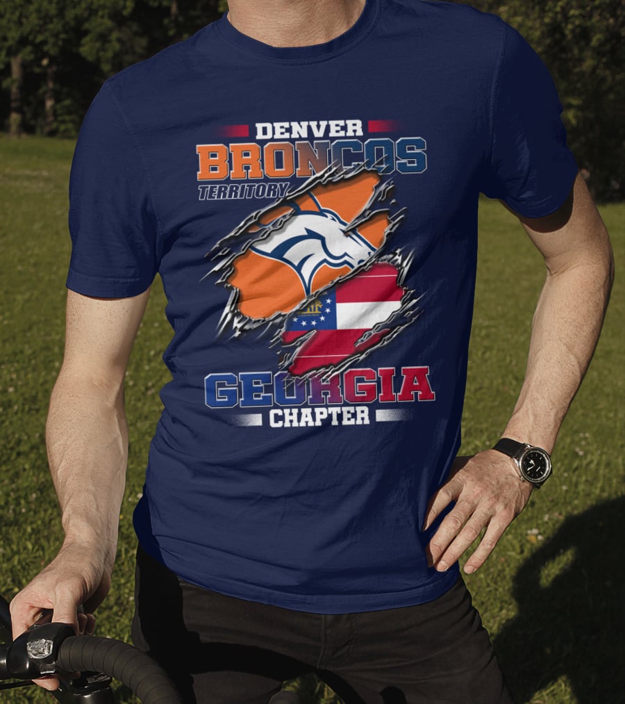 Denver Broncos Territory Georgia Chapter T-Shirt
