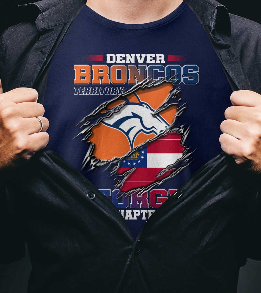 Denver Broncos Territory Georgia Chapter T-Shirt