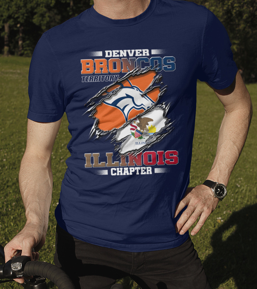 Denver Broncos Territory Illinois Chapter T-Shirt