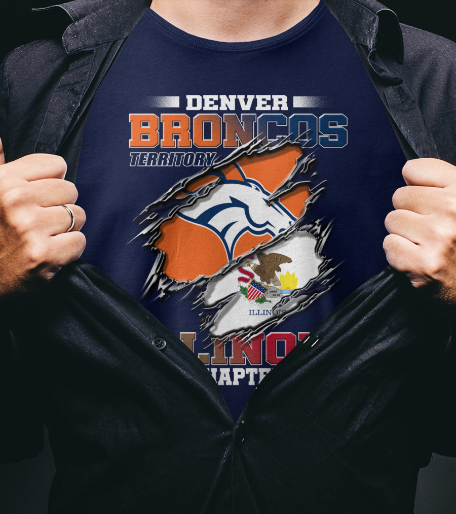 Denver Broncos Territory Illinois Chapter T-Shirt