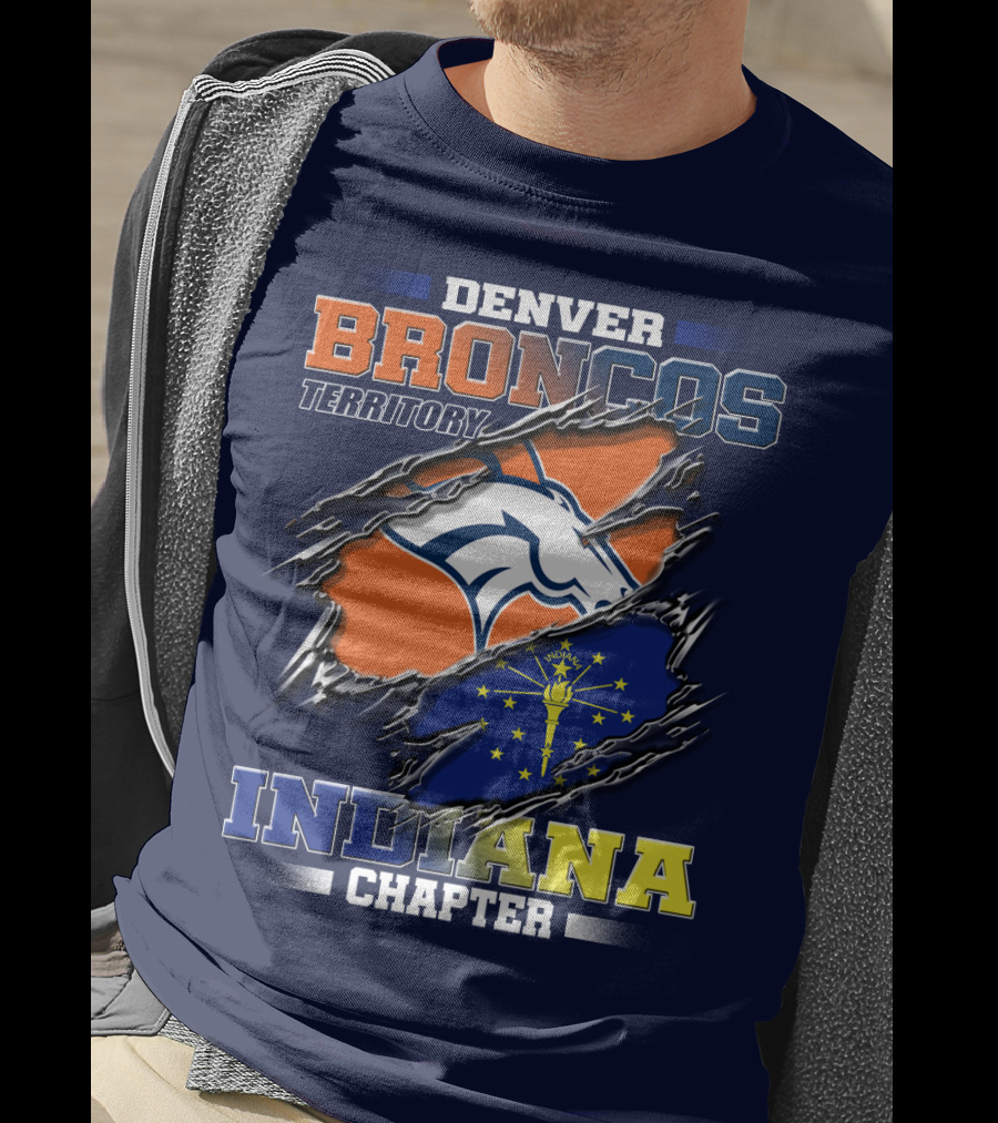 Denver Broncos Territory Indiana Chapter T-Shirt