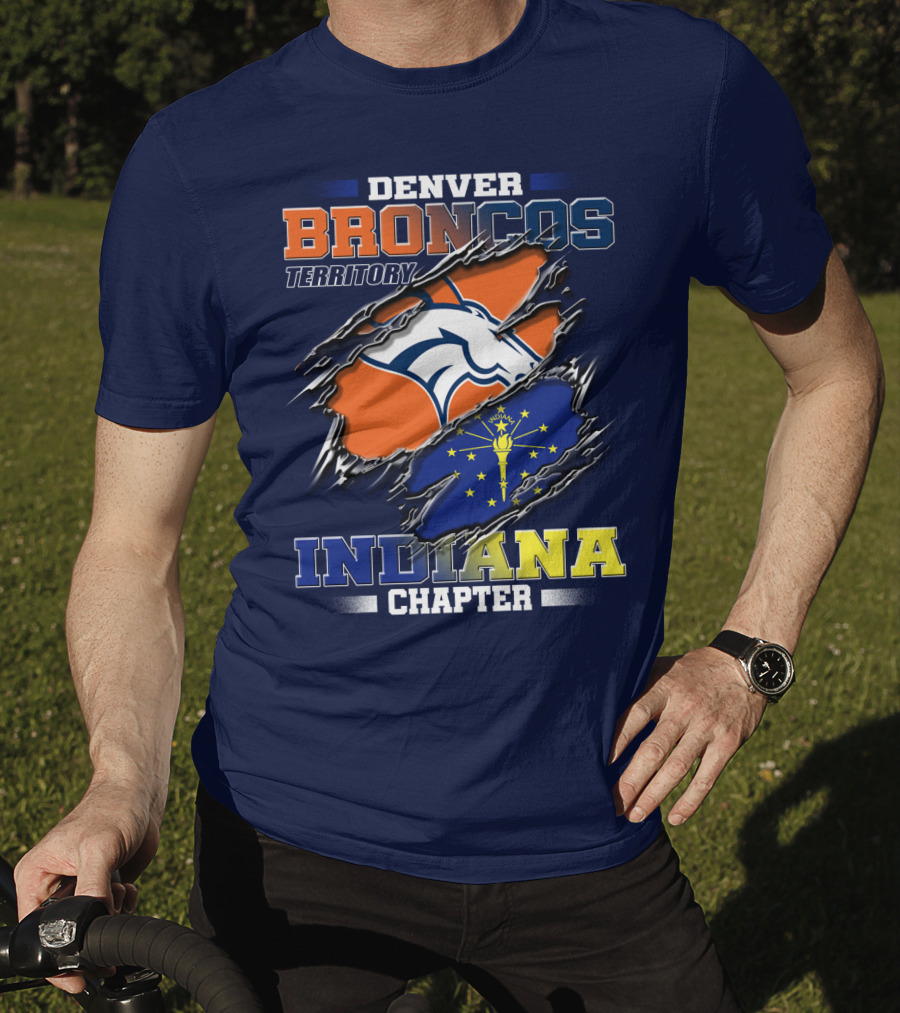 Denver Broncos Territory Indiana Chapter T-Shirt