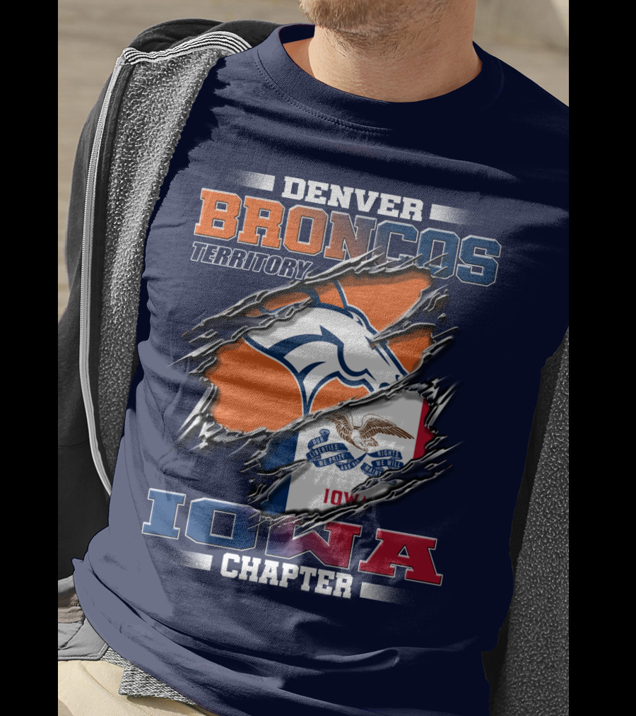 Denver Broncos Territory Iowa Chapter T-Shirt