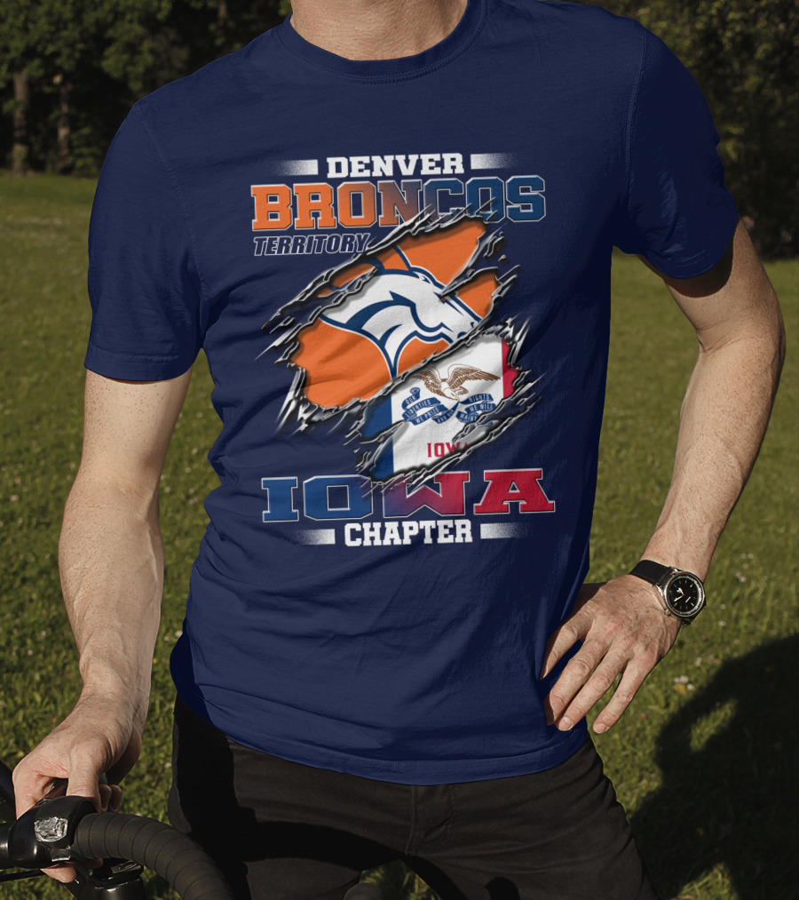 Denver Broncos Territory Iowa Chapter T-Shirt