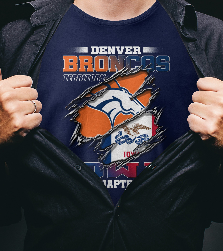 Denver Broncos Territory Iowa Chapter T-Shirt