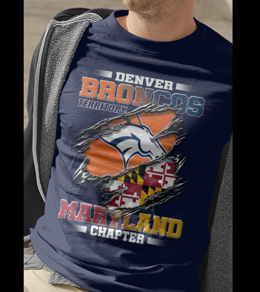 Denver Broncos Territory Maryland Chapter T-Shirt