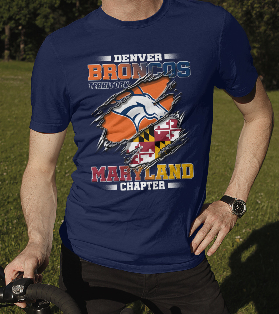 Denver Broncos Territory Maryland Chapter T-Shirt