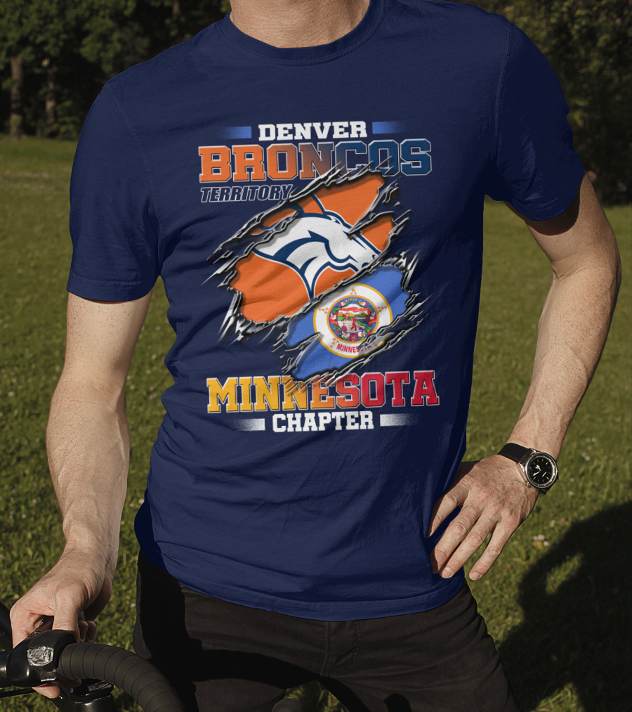 Denver Broncos Territory Minnesota Chapter T-Shirt