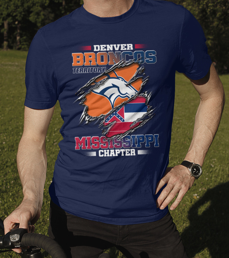 Denver Broncos Territory Mississippi Chapter T-Shirt