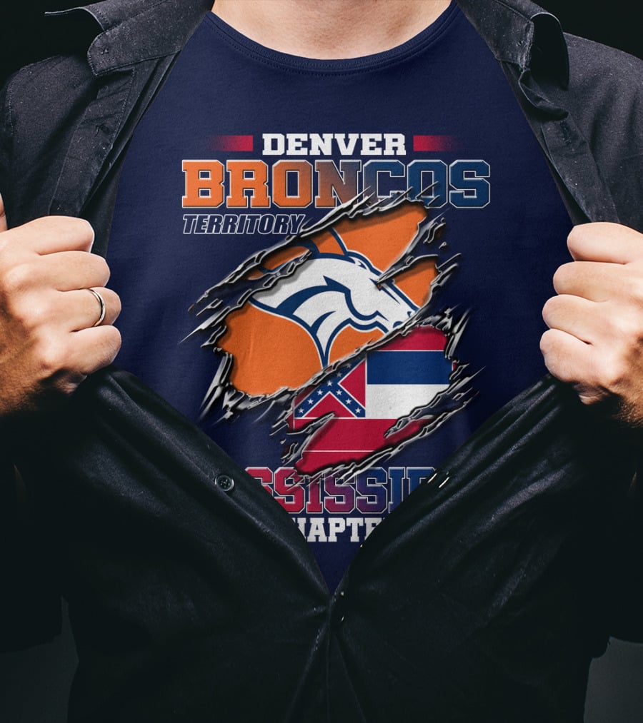 Denver Broncos Territory Mississippi Chapter T-Shirt