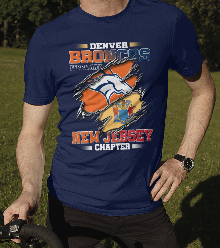 Denver Broncos Territory New Jersey Chapter T-Shirt