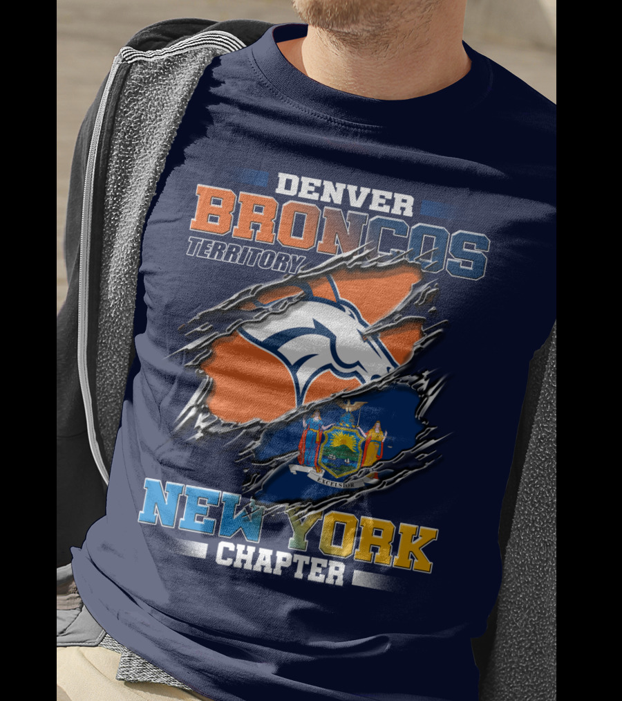 Denver Broncos Territory New York Chapter T-Shirt