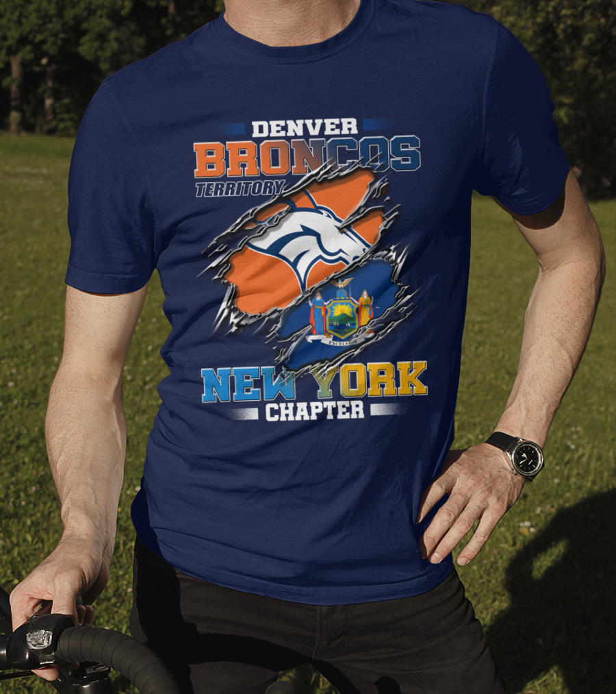 Denver Broncos Territory New York Chapter T-Shirt