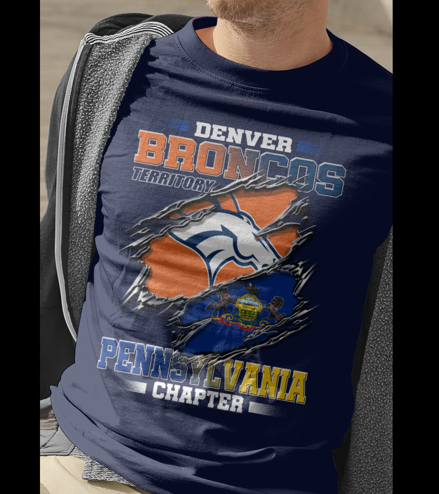 Denver Broncos Territory Pennsylvania Chapter T-Shirt