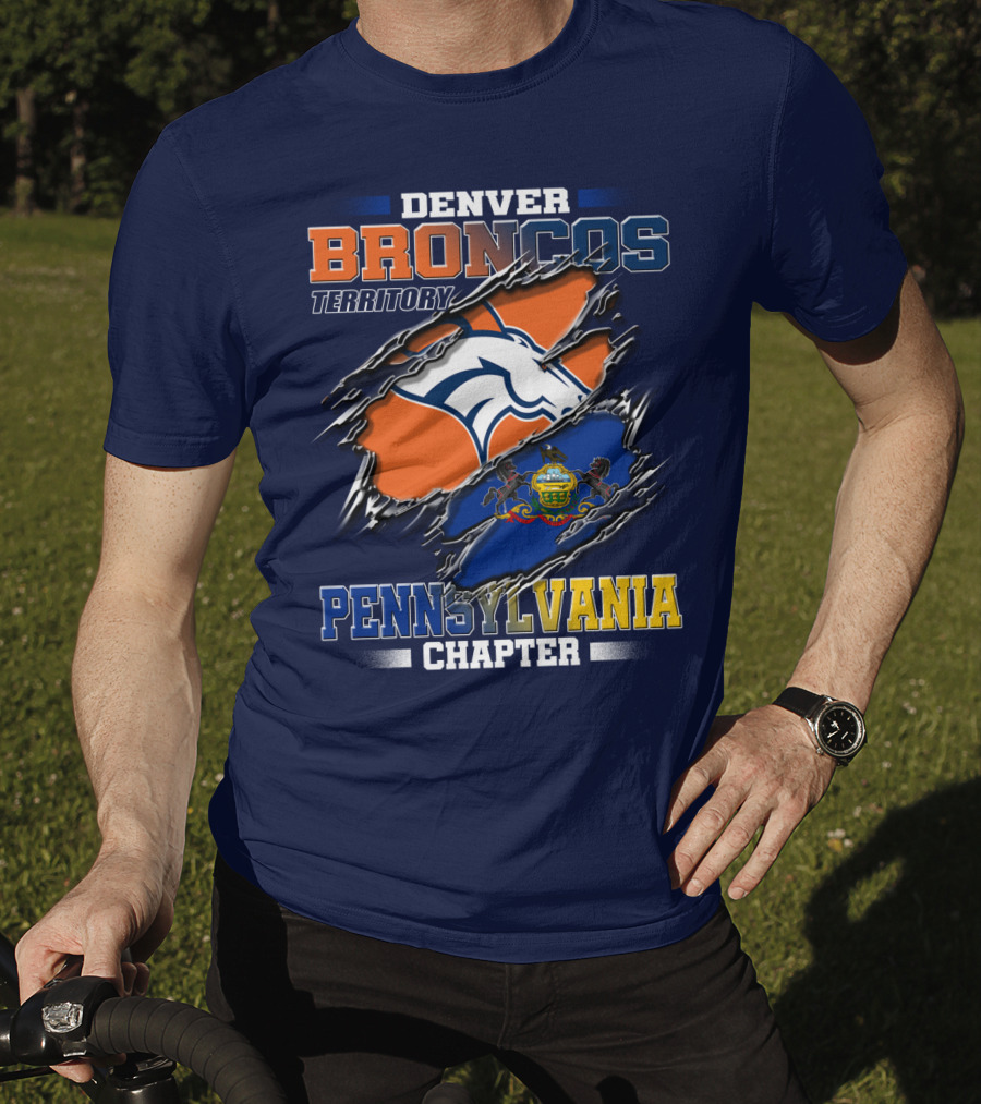 Denver Broncos Territory Pennsylvania Chapter T-Shirt