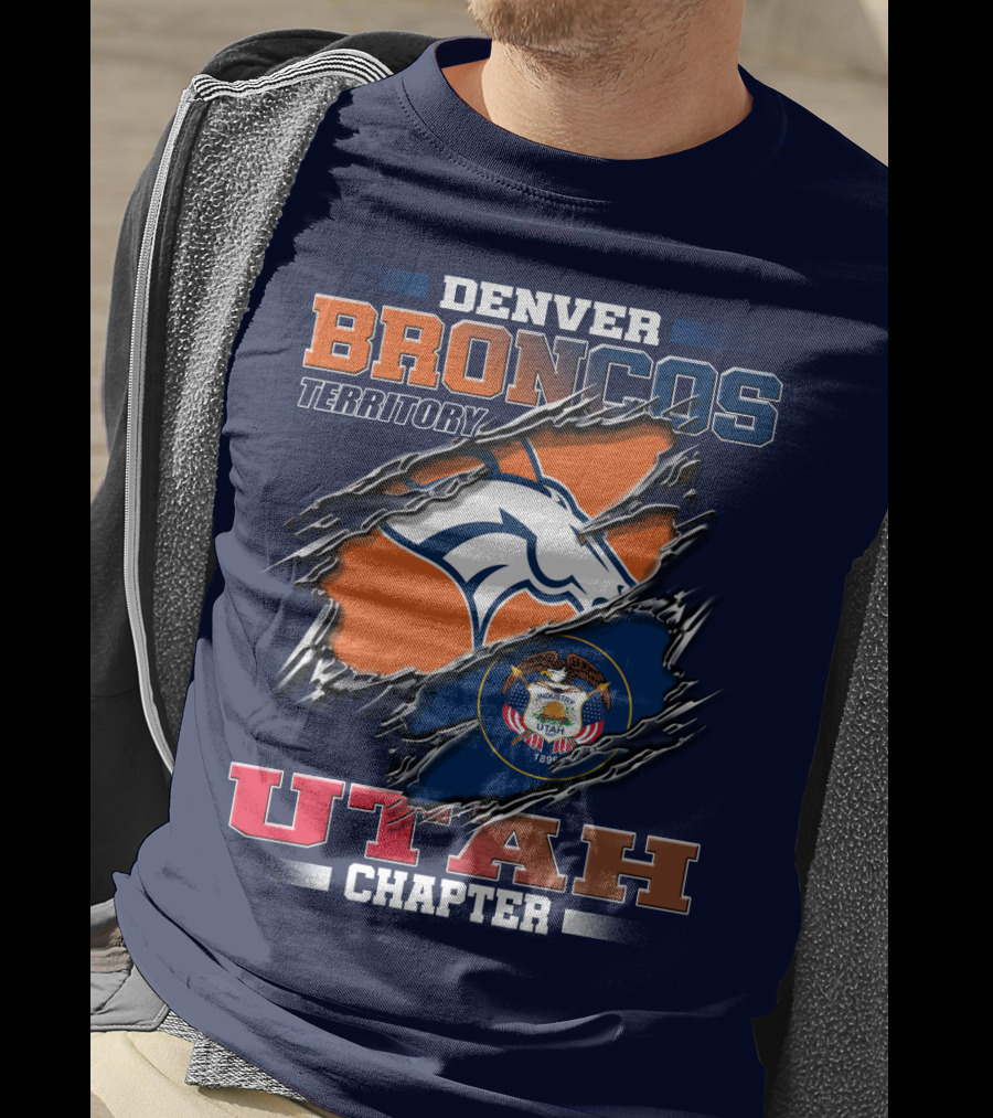 Denver Broncos Territory Utah Chapter T-Shirt