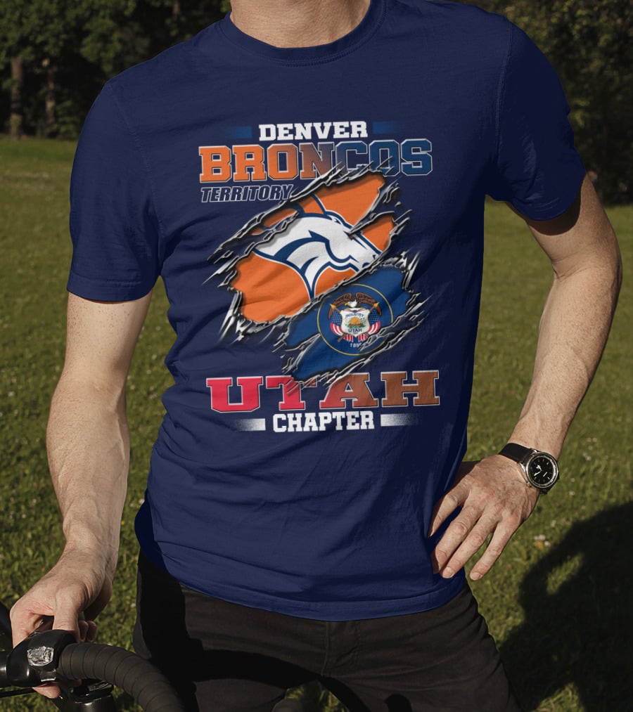 Denver Broncos Territory Utah Chapter T-Shirt
