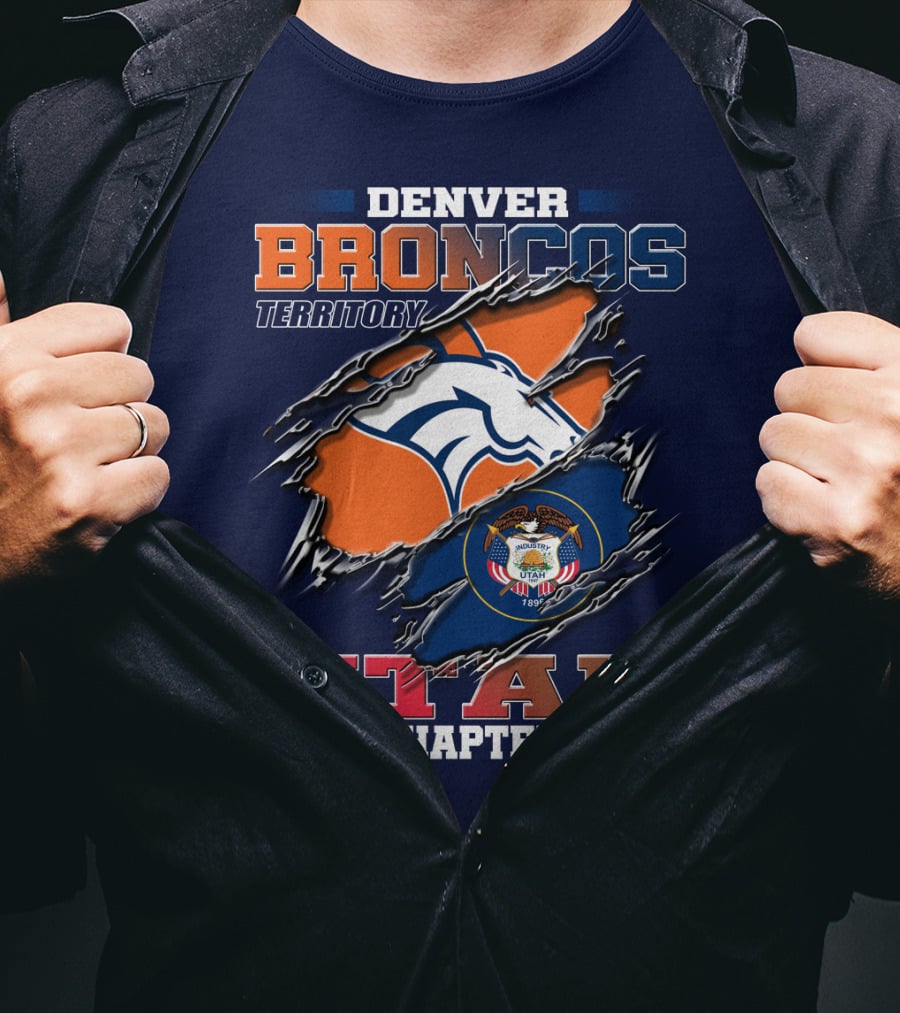 Denver Broncos Territory Utah Chapter T-Shirt