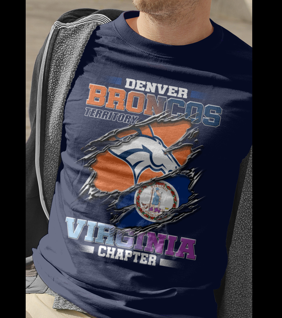 Denver Broncos Territory Virginia Chapter T-Shirt