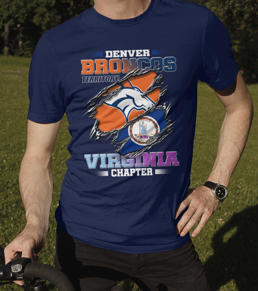 Denver Broncos Territory Virginia Chapter T-Shirt