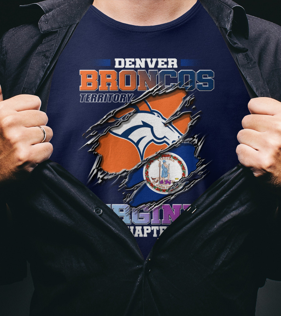 Denver Broncos Territory Virginia Chapter T-Shirt