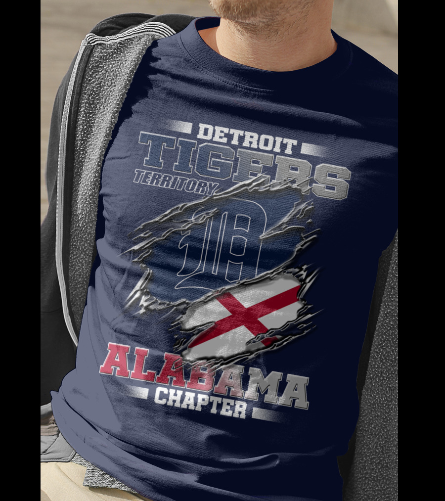 Detroit Tigers Territory Alabama Chapter T-Shirt