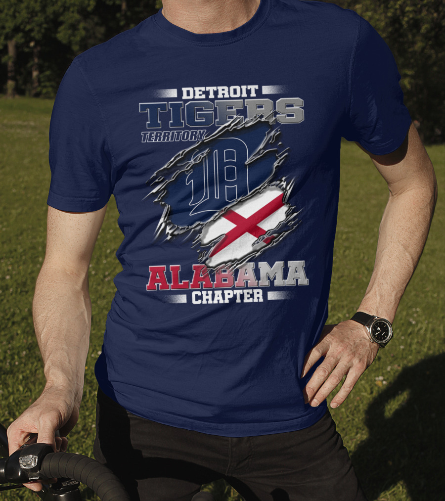 Detroit Tigers Territory Alabama Chapter T-Shirt