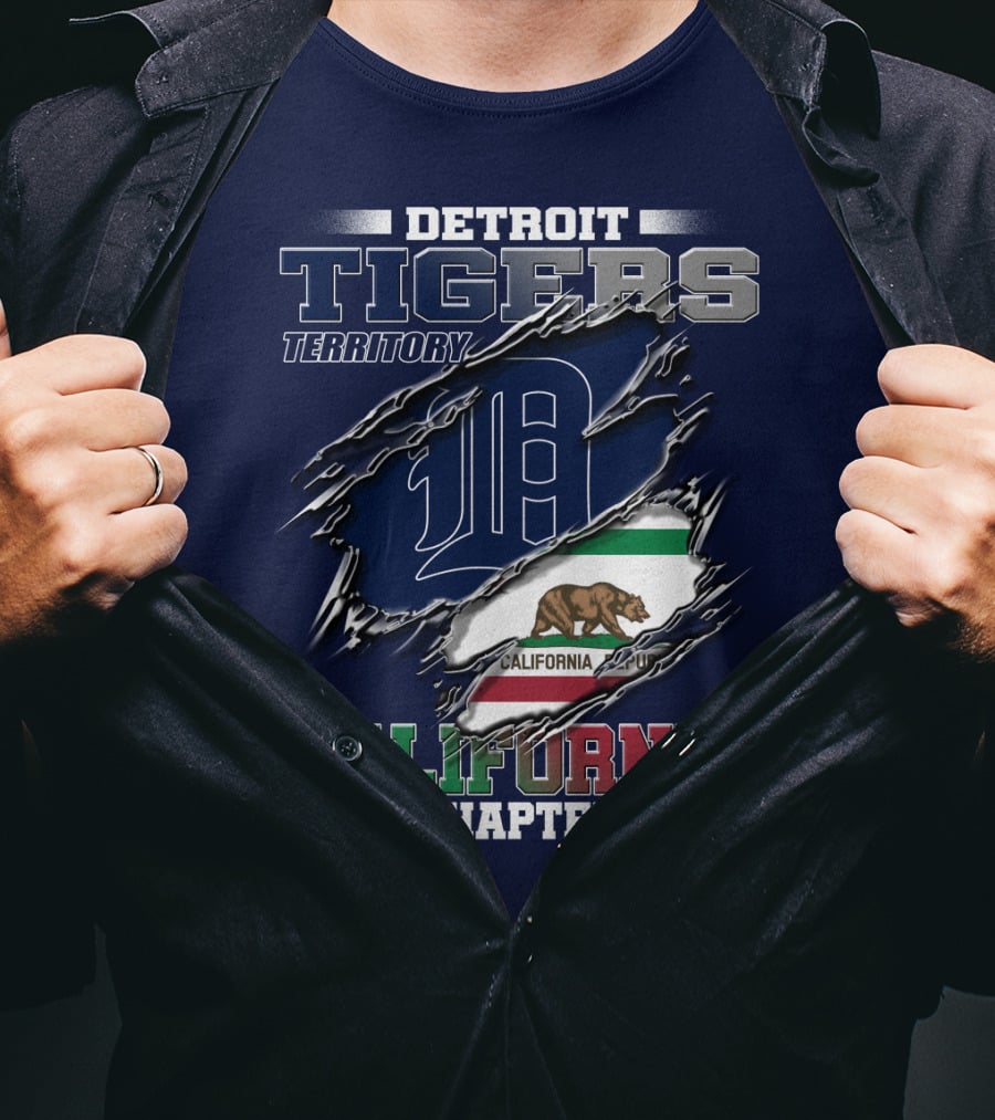 Detroit Tigers Territory California Chapter T-Shirt
