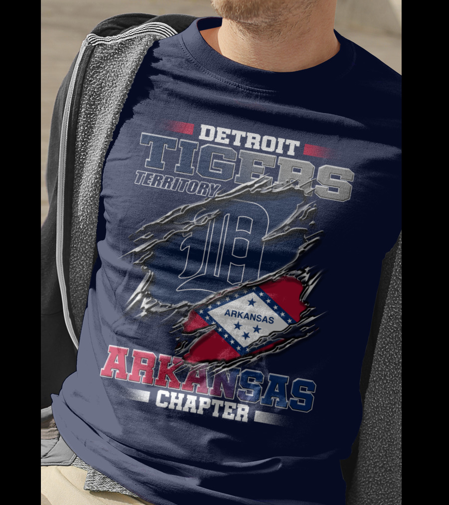 Detroit Tigers Territory Arkansas Chapter T-Shirt