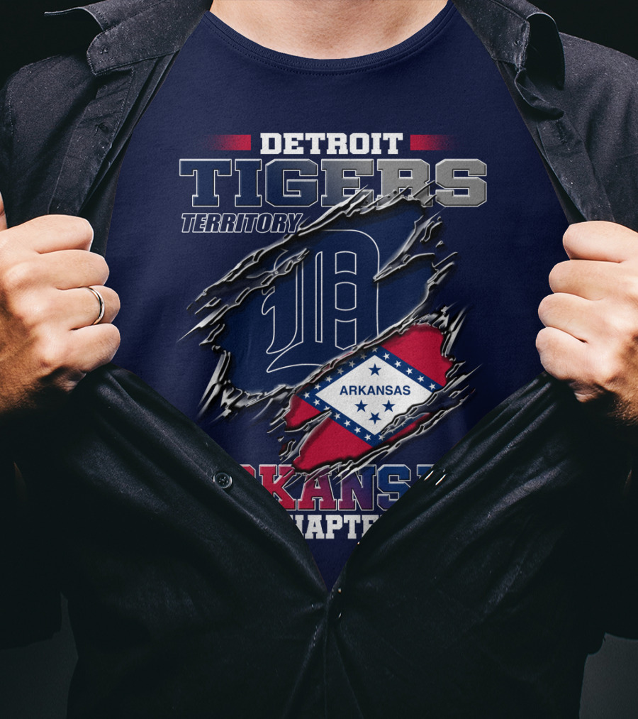 Detroit Tigers Territory Arkansas Chapter T-Shirt