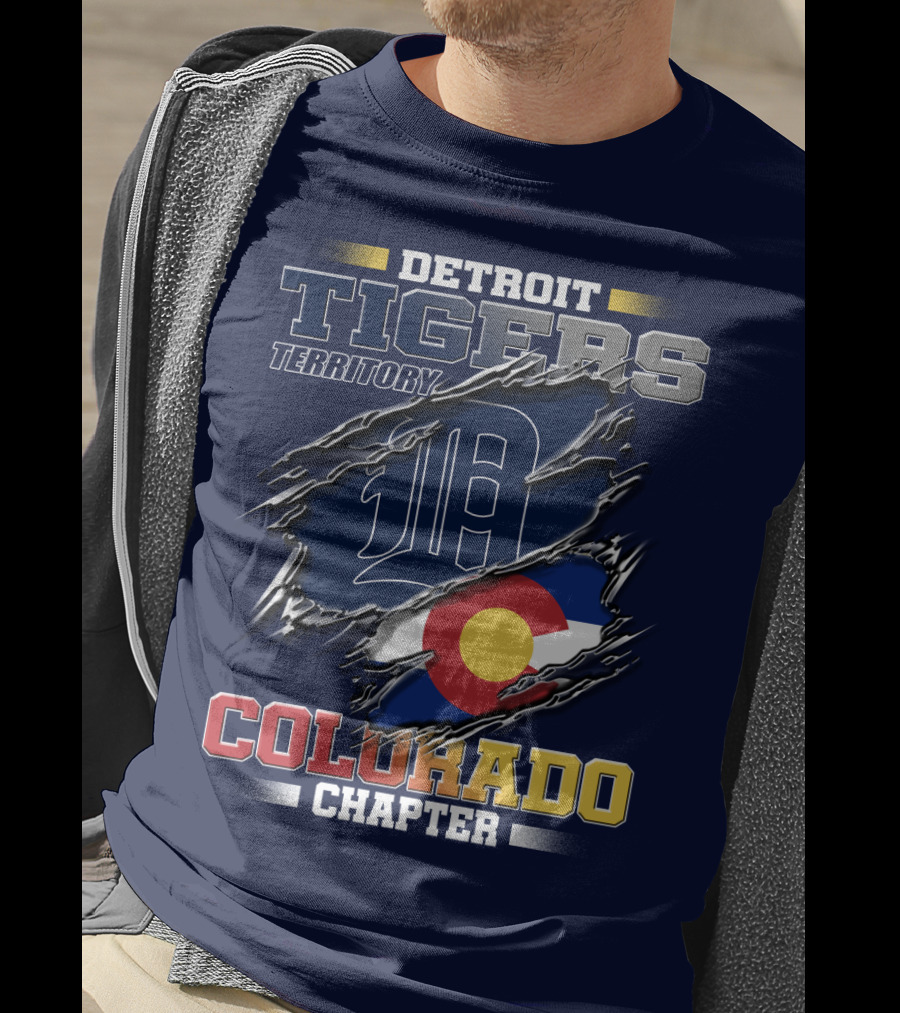 Detroit Tigers Territory Colorado Chapter T-Shirt