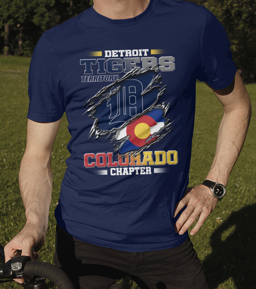 Detroit Tigers Territory Colorado Chapter T-Shirt