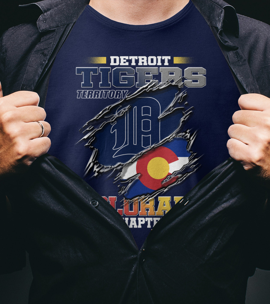 Detroit Tigers Territory Colorado Chapter T-Shirt
