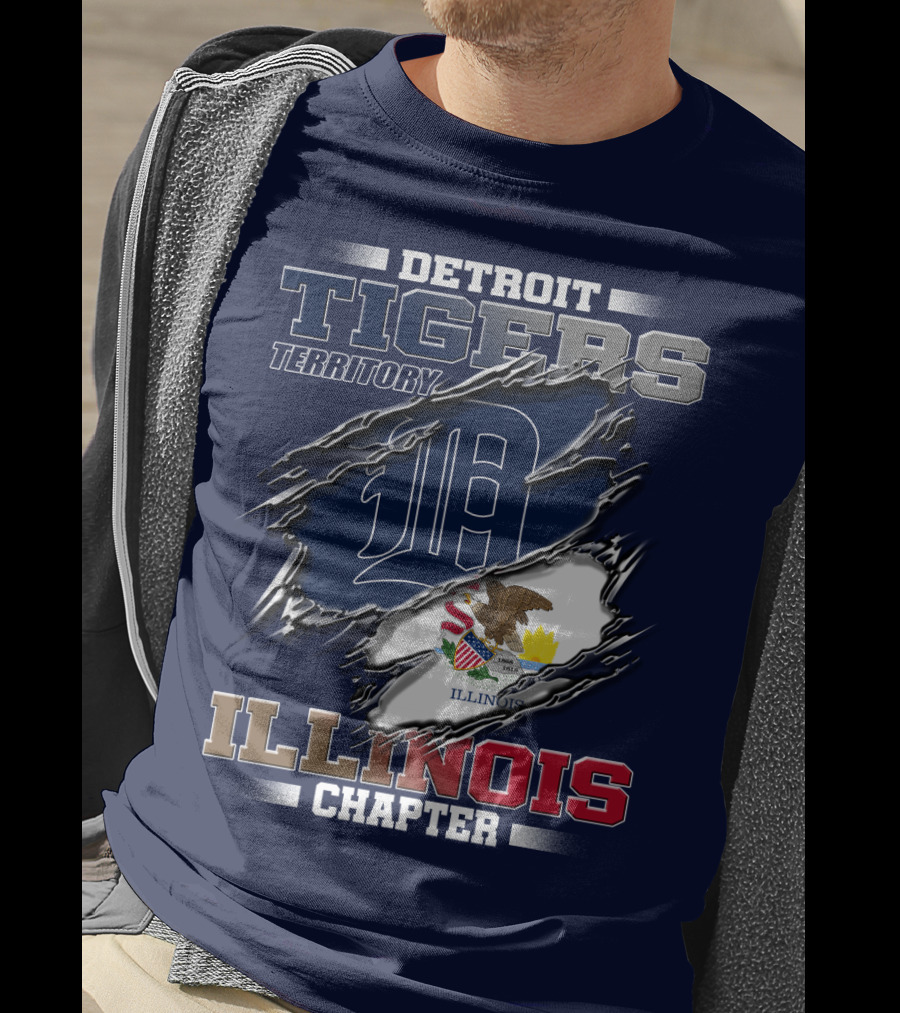 Detroit Tigers Territory Illinois Chapter T-Shirt