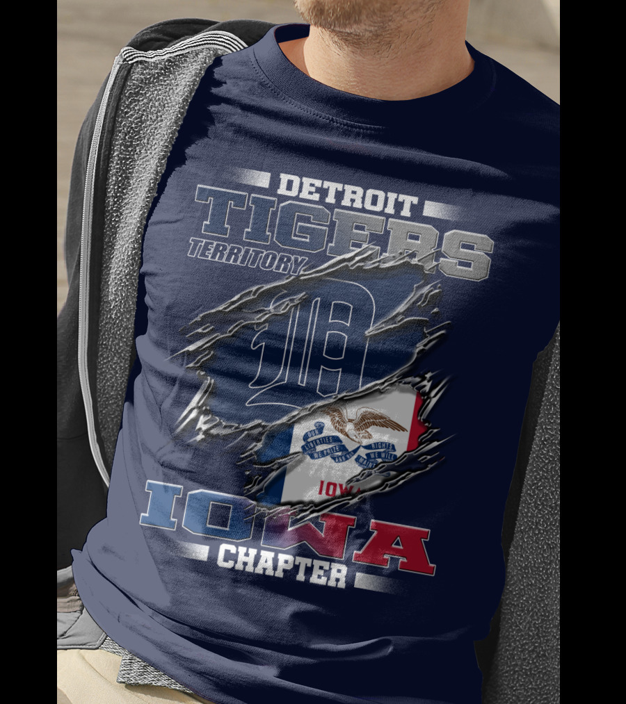 Detroit Tigers Territory Iowa Chapter T-Shirt