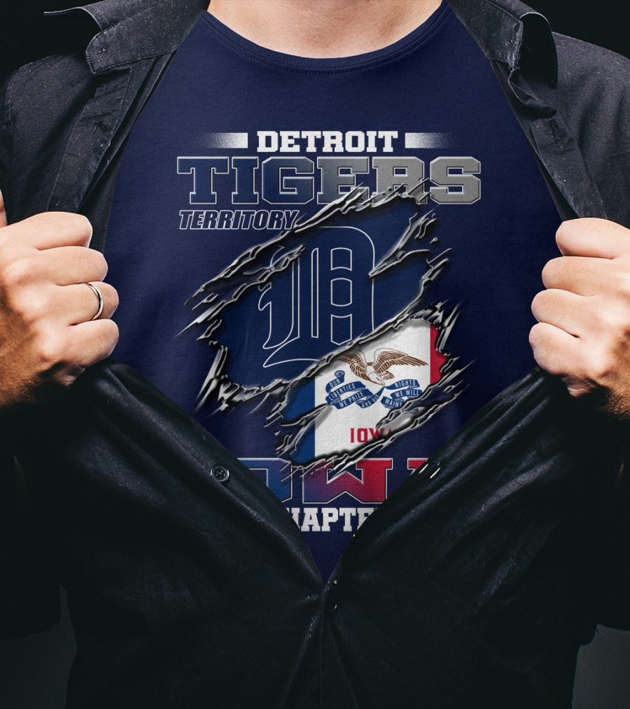 Detroit Tigers Territory Iowa Chapter T-Shirt